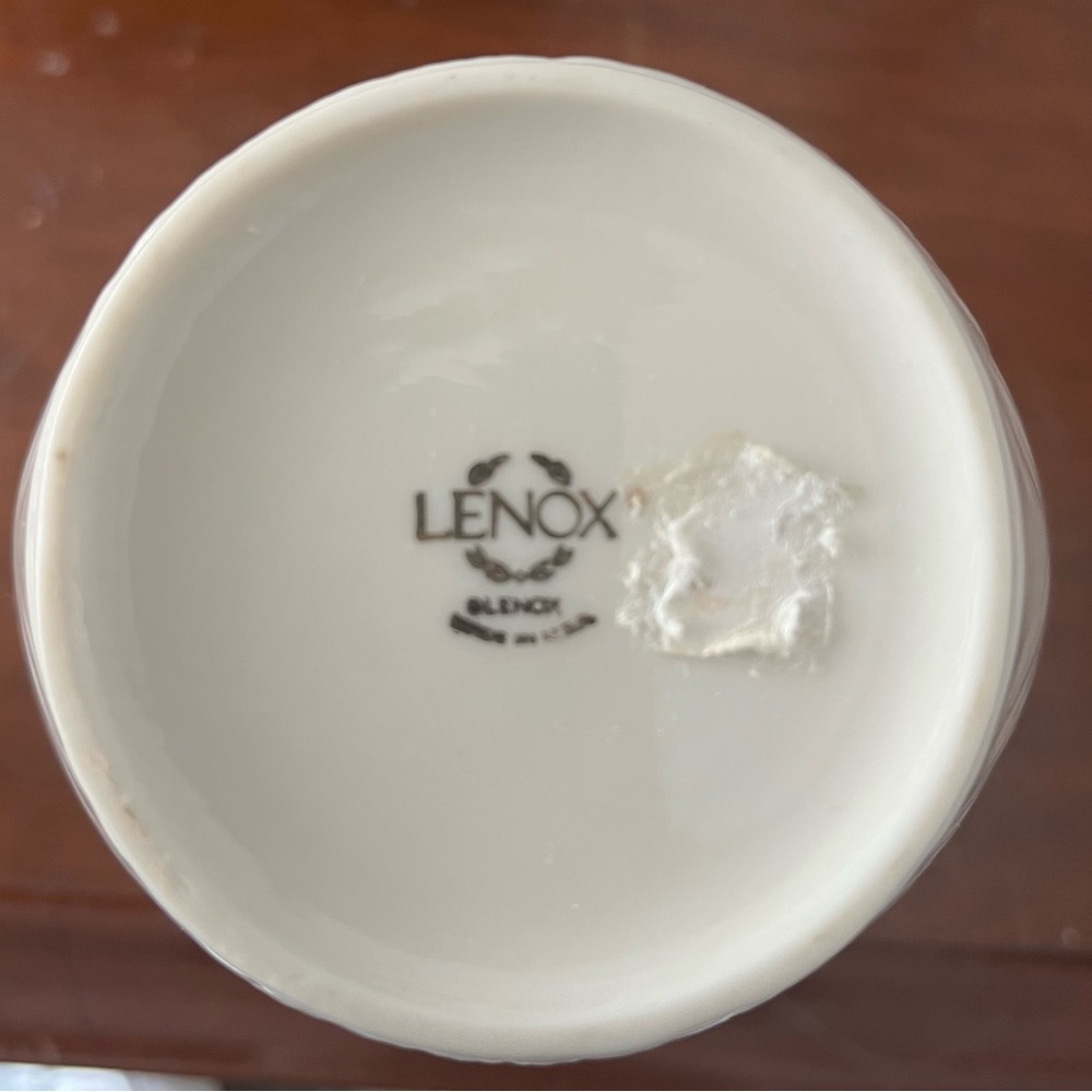 Lenox Cream Decorative Vase